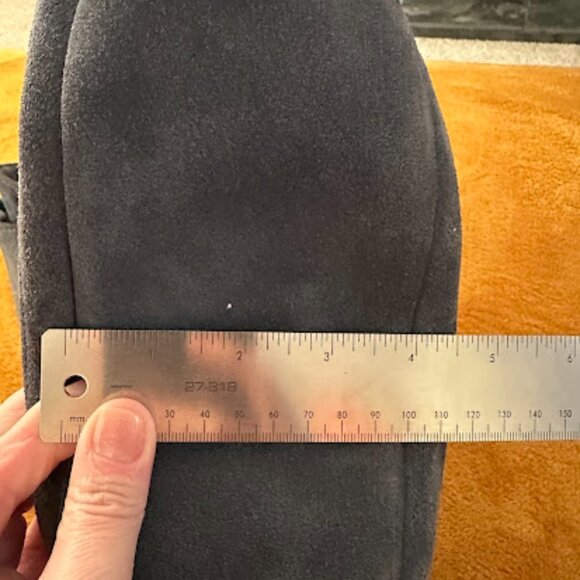 BCBGeneration Suede Tassel Hobo Bag, Fume/Gray - Picture 8 of 10